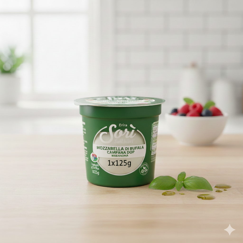 Mozzarella Di Bufala aus Kampanien g.u. 125g 1.5kg krt Sri - Italienischer Frischkäse