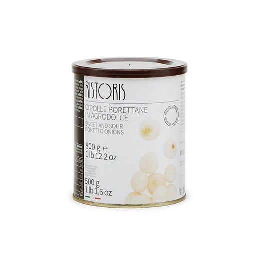 Pickled Borettane Onions in Tin 800 g (Case 6 pcs) RIS