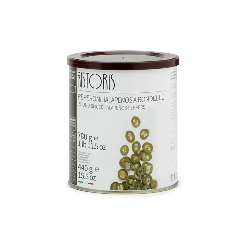 PEPERONI JALAPENOS A RONDELLE LATTA 780G 6PZ CRT RIS