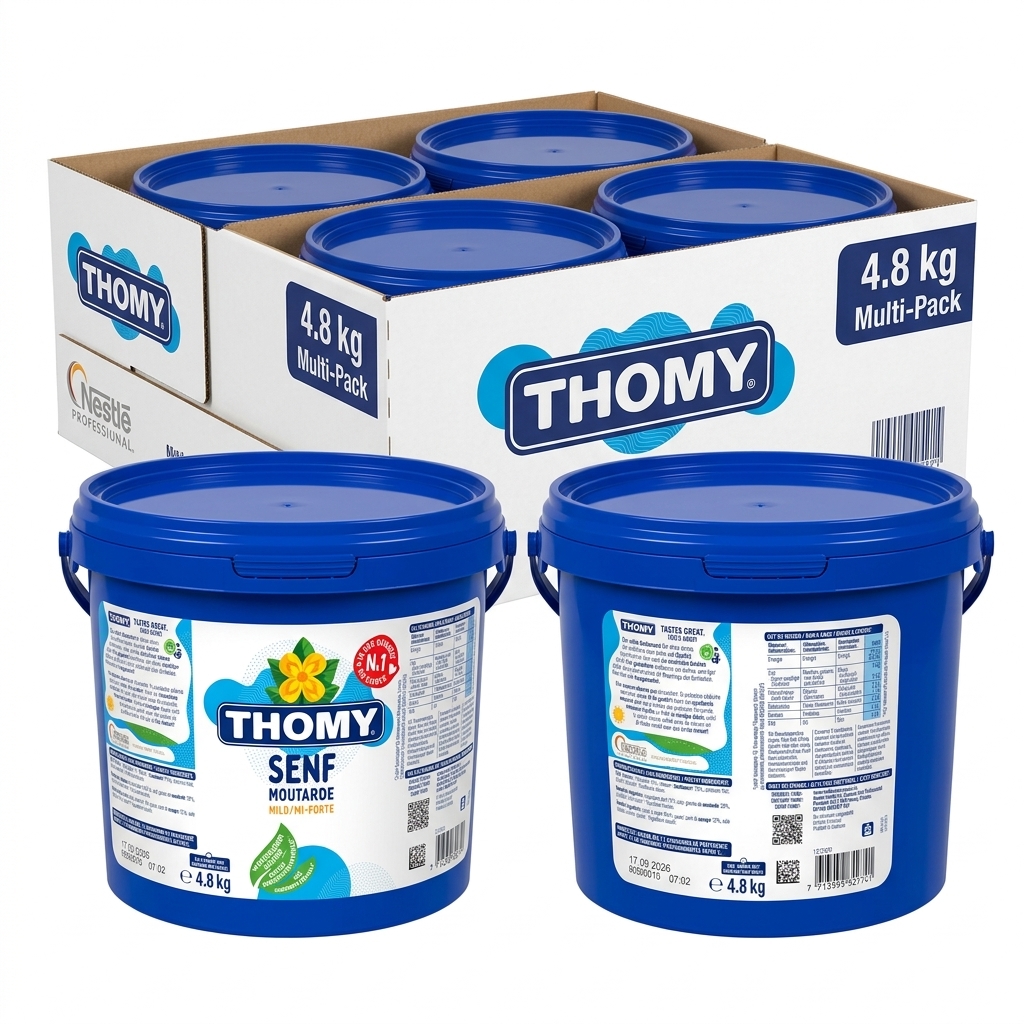 Senape Delikatess Mild 4,8 kg — Thomy