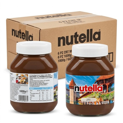 Nutella Nuss-nugat-creme 1000g 6st Krt M