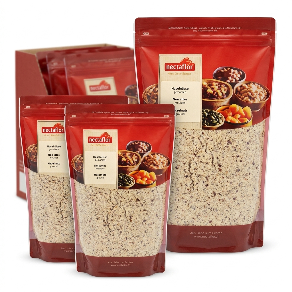 NOCCIOLE MACINATE NECTAFLOR BUSTA 1KG AL