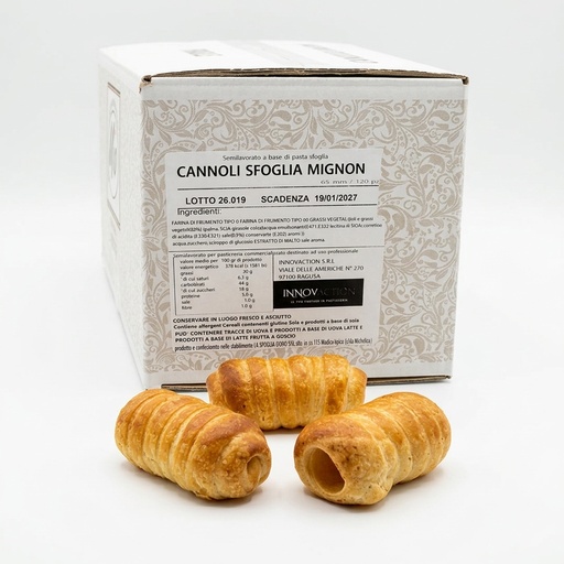 Sicilian Cannoli Pastry Shells 65 mm MIO – Empty 120 pcs