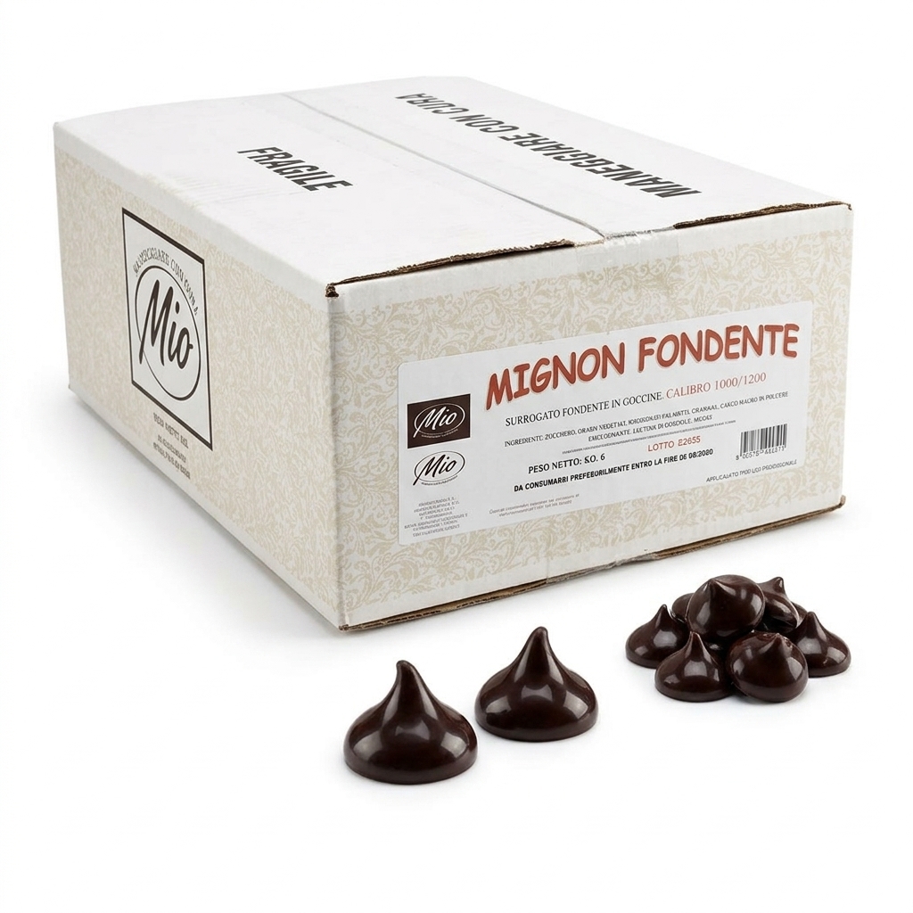 Gocce di Surrogato Fondente Calibro 1000/1200 Busta 6 kg — MIO