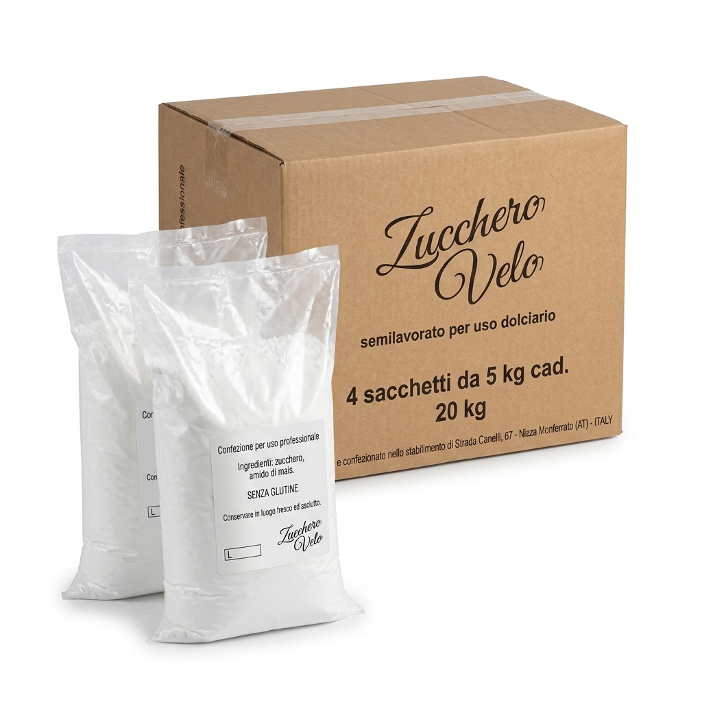 Zucchero a Velo 5 kg (Cartone 4 pz) — Mio