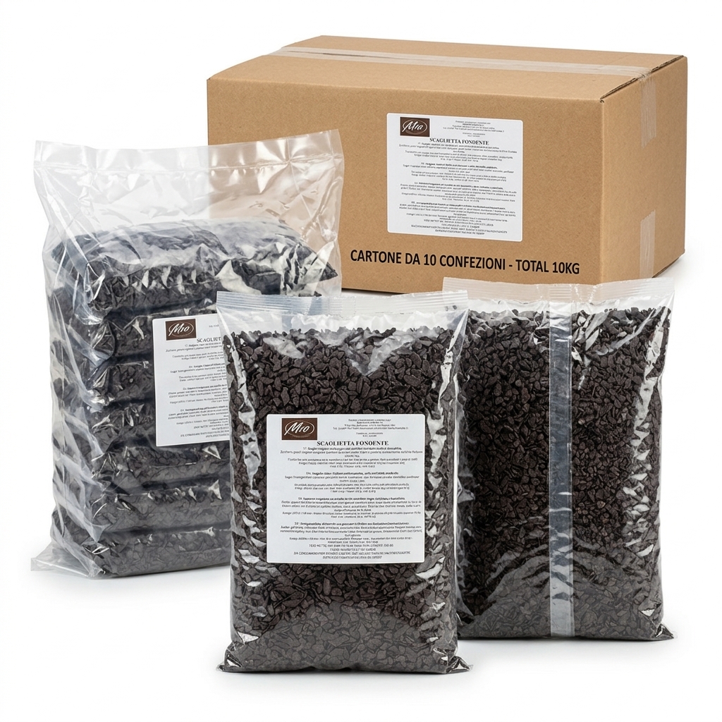 Zartbitter-Schokoladenraspeln (Fettglasur) 1 kg (Karton 10)