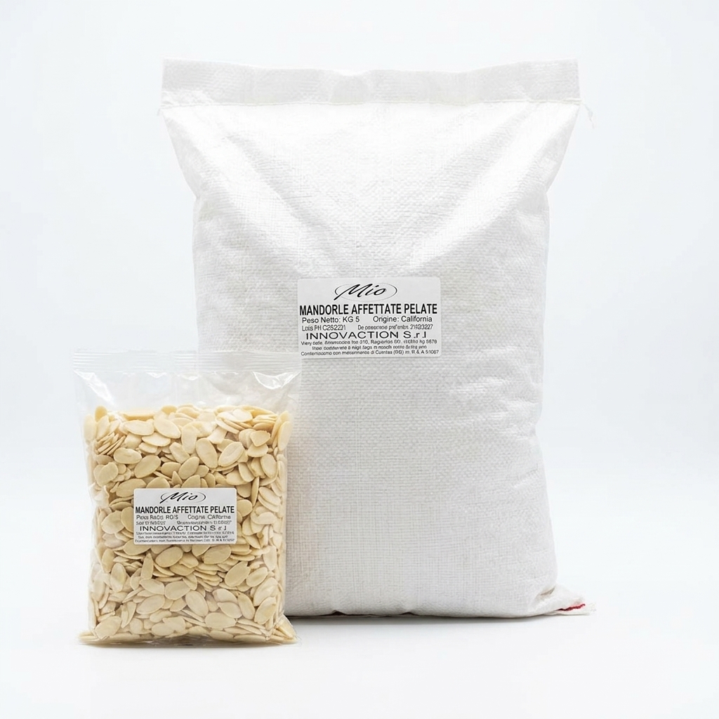 Sliced Blanched Almonds 5 kg — MIO