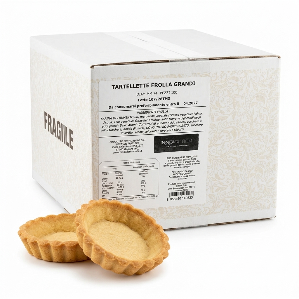 Large Shortcrust Tart Shells 100 pcs — MIO