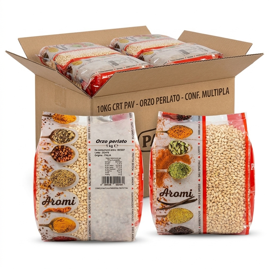 Pearl Barley (Orzo Perlato) 1 kg (Case 10 kg) — Pavone Garuti