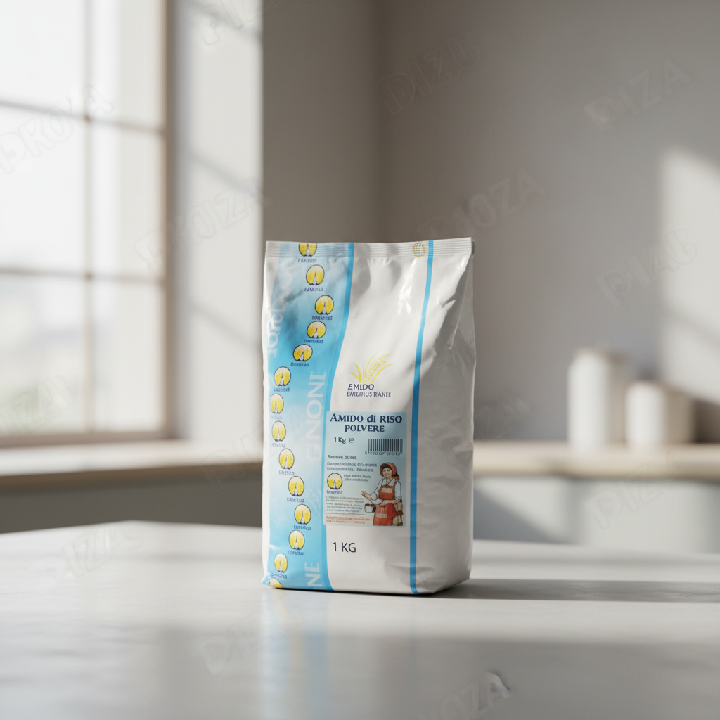 Amidon de Riz en Poudre Sachet 1 kg (Carton 10) — Pavoncelli