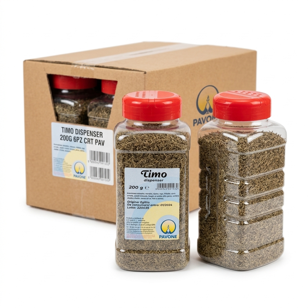 Timo Essiccato Dispenser 200 g — Pavone