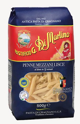 PENNE MEZZANI LISCE GRAGNANO IGP 12X500G CRT DI MART