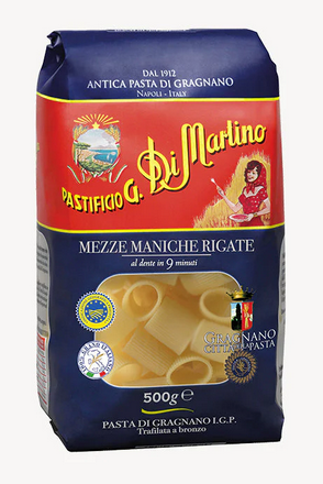 Mezze Maniche Rigate Graganano g.g.a. 10x500g krt Di Mart