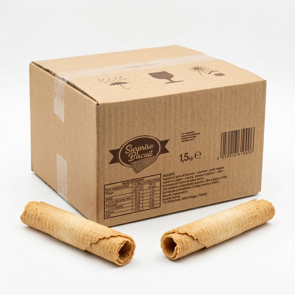 Sigarette Russe Surprise - Gerollte Waffeln 1,5 kg - MIO