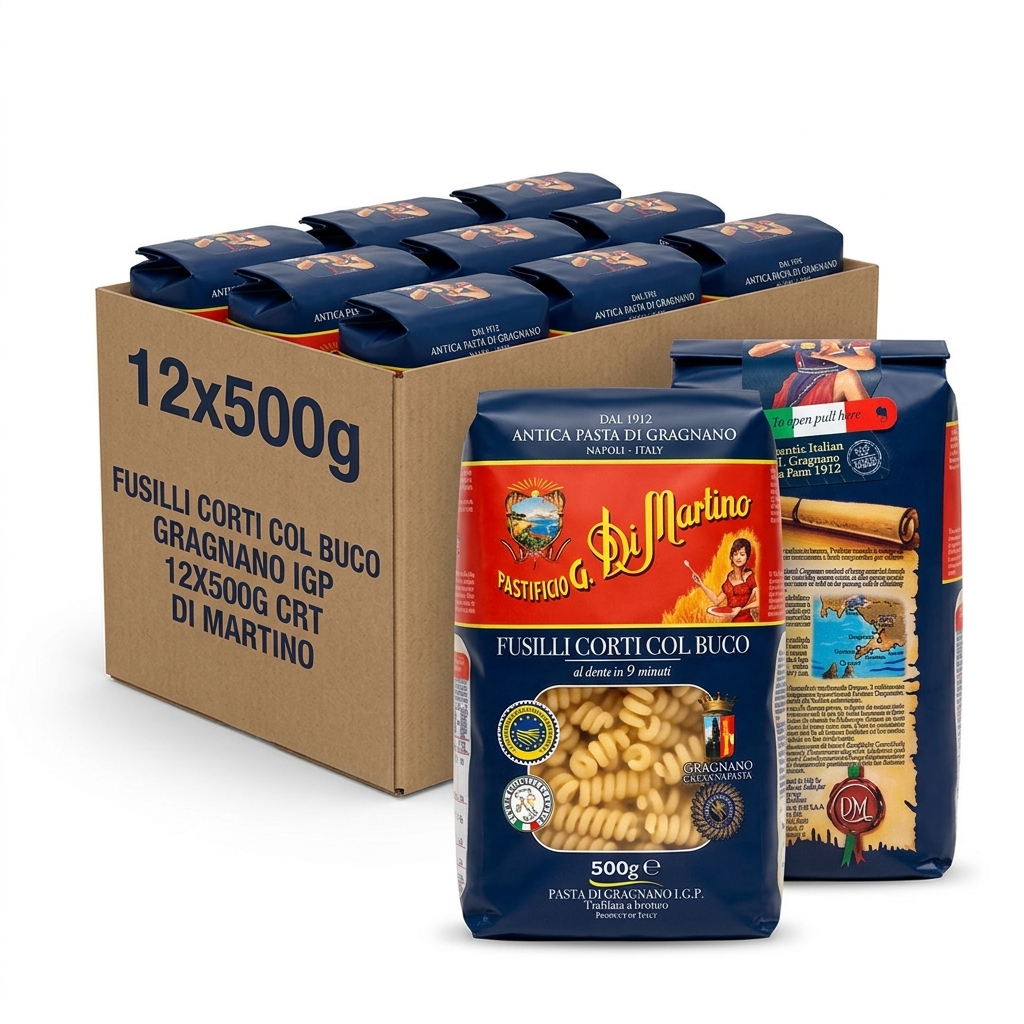 Fusilli Corti col Buco aus Gragnano IGP 500 g (Karton 12) — Di Martino