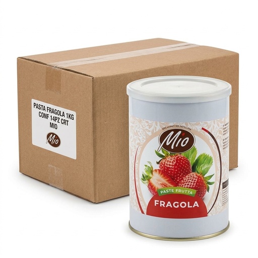 Pâte Concentrée Fraise 1 kg (Carton 14 Pièces) — MIO