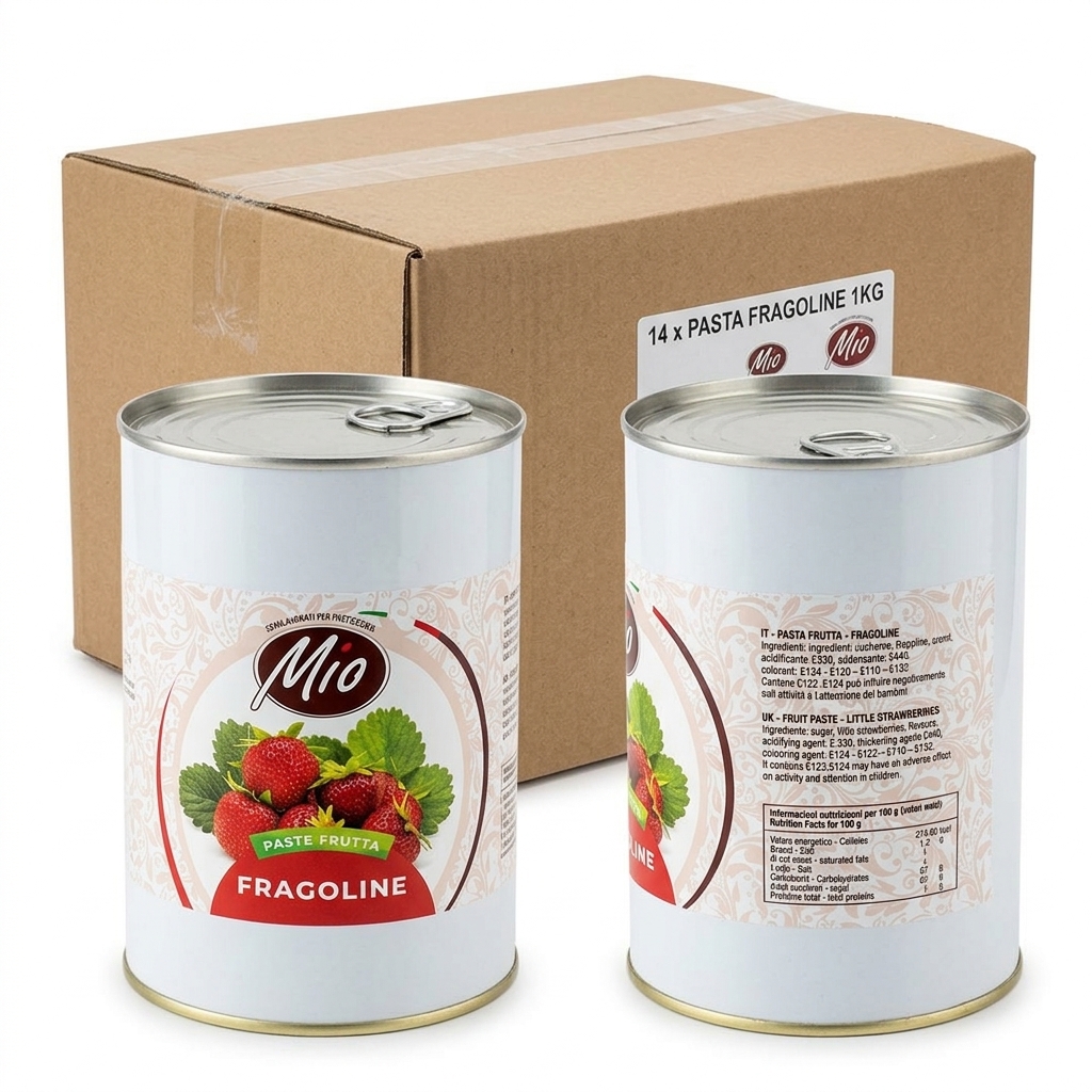 Concentrated Wild Strawberry Paste 1 kg (Case 14 pcs) — MIO