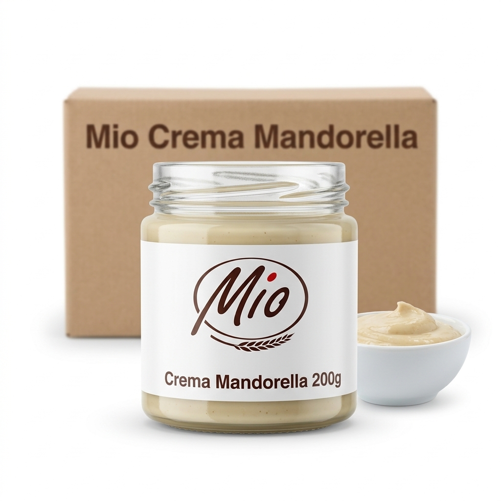 Crema Mandorella Vasetto 200g 6pz Karton Mio