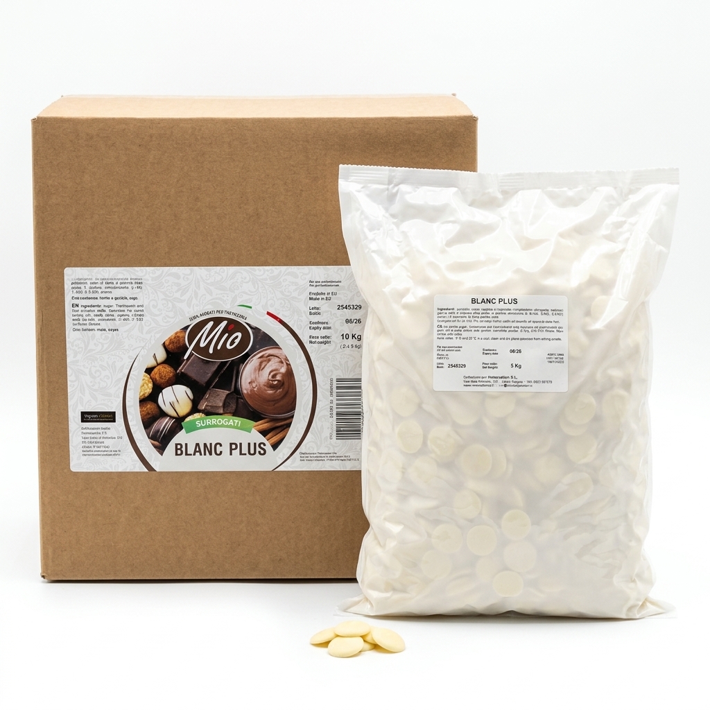 WEISSE SCHOKOLADENERSATZ EXTRA 10KG KRT MIO
