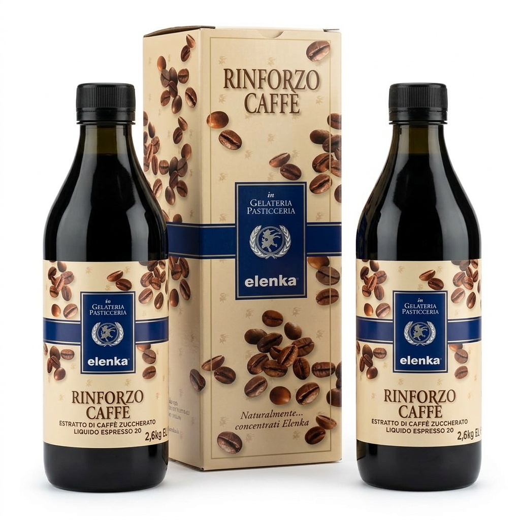 [RINFORZO CAFFÈ] Rinforzo Caffè Gesüsster Flüssiger Kaffee-Extrakt 2,6 kg — Elenka