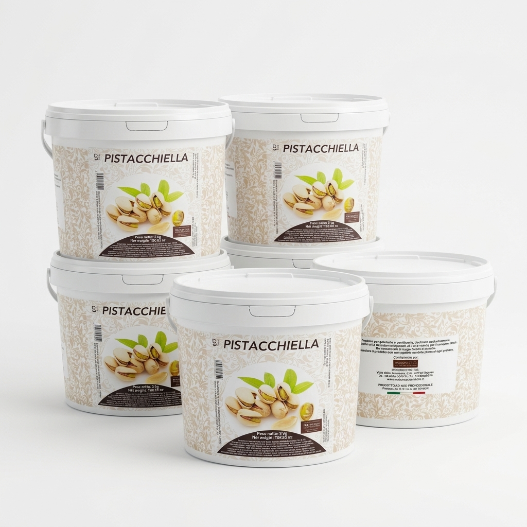Pistachio Cream Pistacchiella 15% 3 kg (Bucket) — MIO