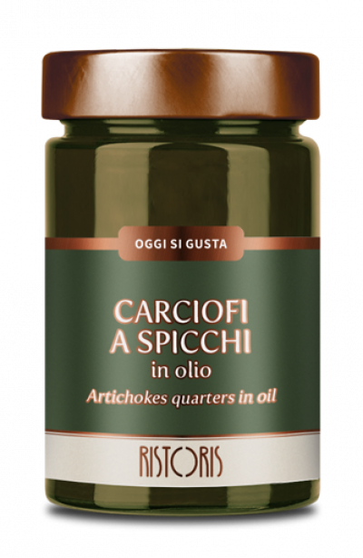CARCIOFI A SPICCHI IN OLIO VASO 295G 12PZ CRT RIS