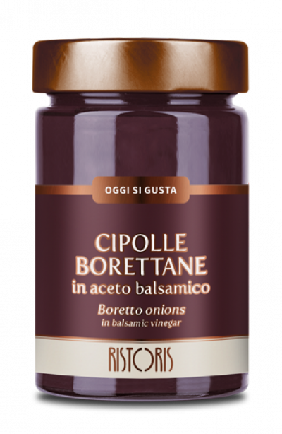 CIPOLLE BORETTANE ACETO BALS VASO 295G 12PZ CRT RIS