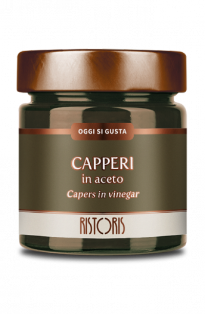Capperi In Aceto Vaso 225g 12pz krt Ris