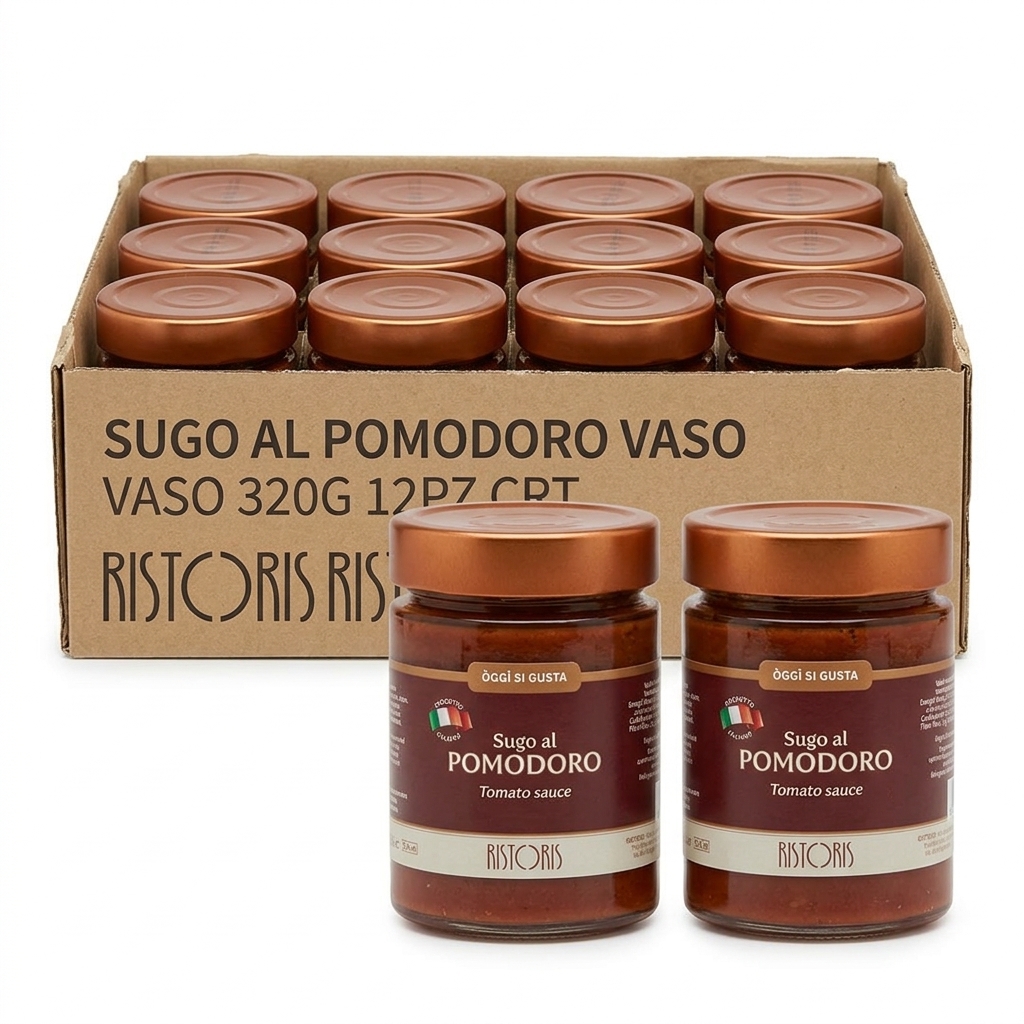 Tomatensauce Glas 320 g (Karton 12) — Ristoris