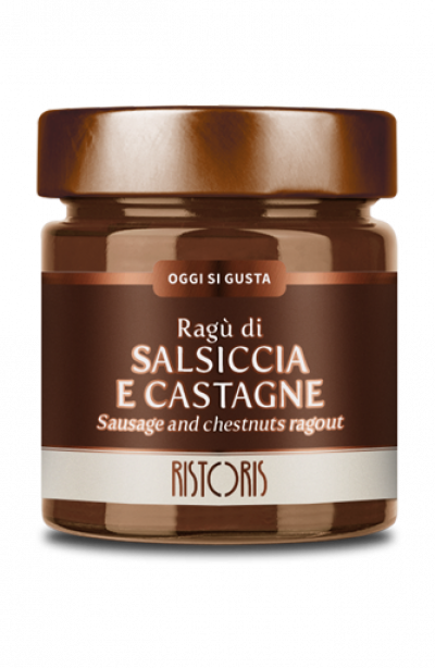 Ragu di Salsiccia e Castagne Vaso 225g 12pz carton RIS