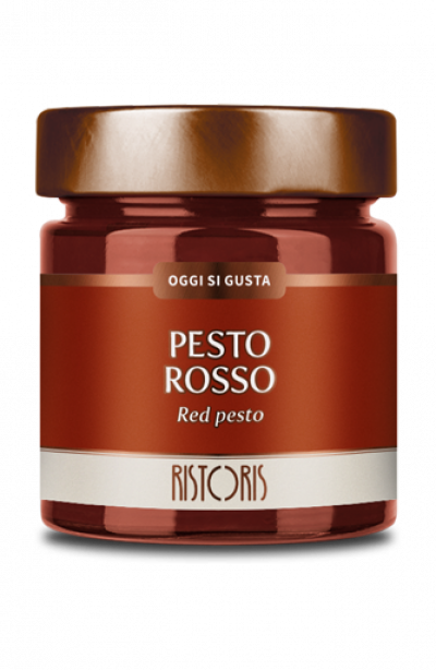 Pesto Rosso Vaso 210g 12pz krt Ris