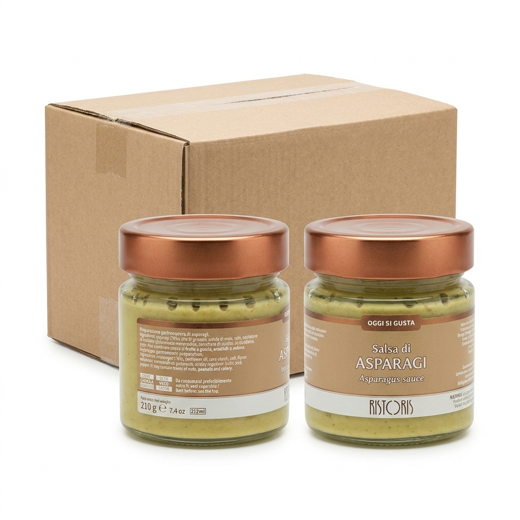 Salsa di Asparagi Vaso 210 g (Cartone 12) – Ristoris