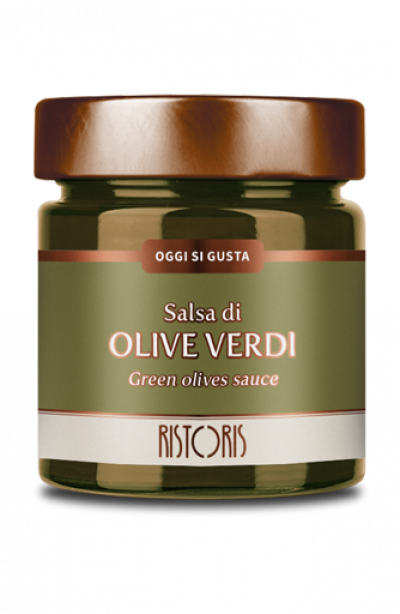 SALSA DI OLIVE VERDI VASO 225G 12 PZ CRT RIS