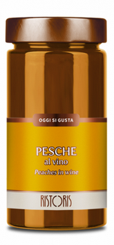 Pesche A Meta Al Vino Vaso 540g 6pz krt Ris