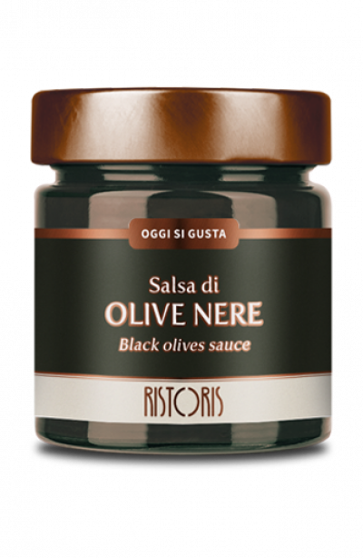 SALSA DI OLIVE NERE VASO 225G 12PZ CRT RIS