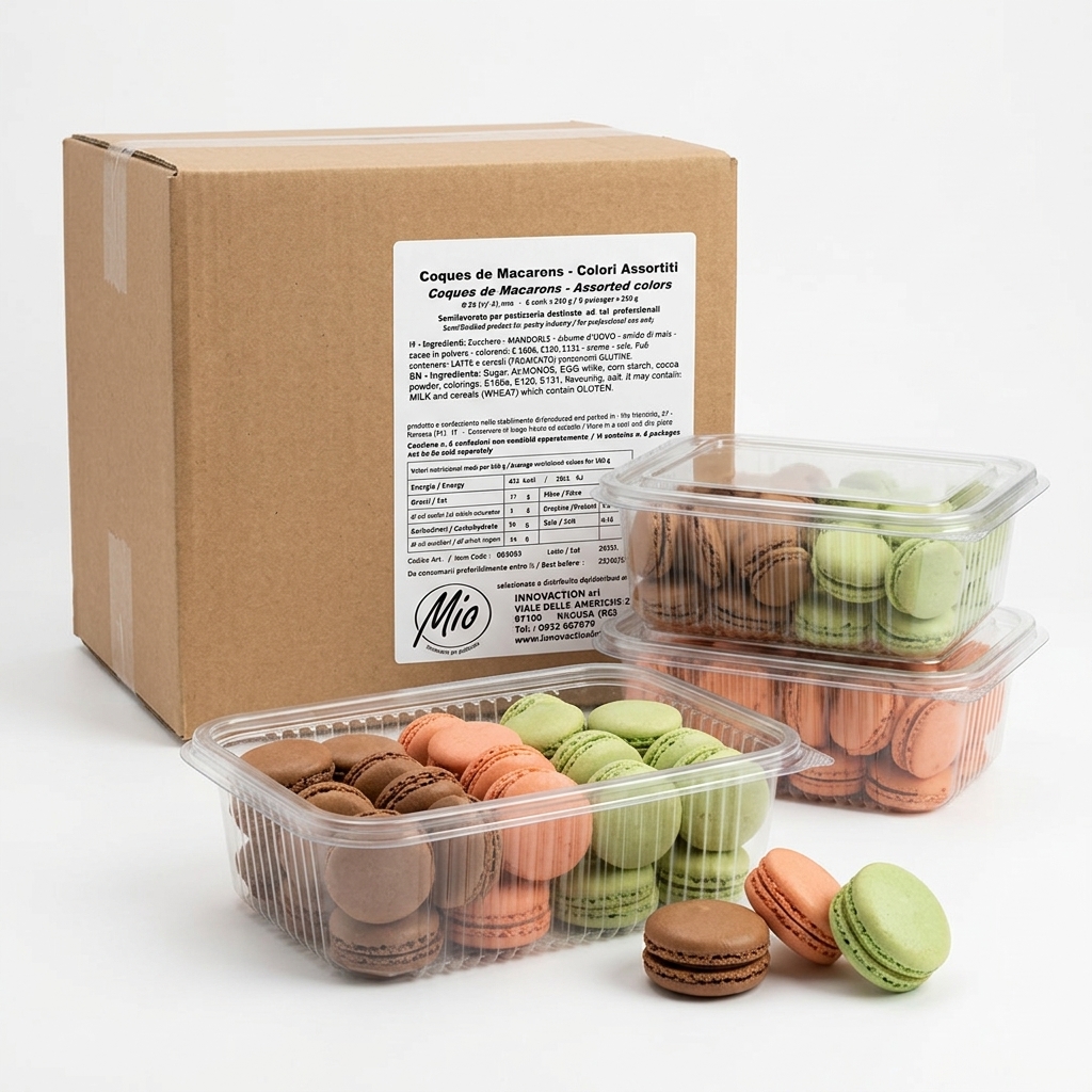 ASSORTED MACARONS 450 PCS CRT MIO