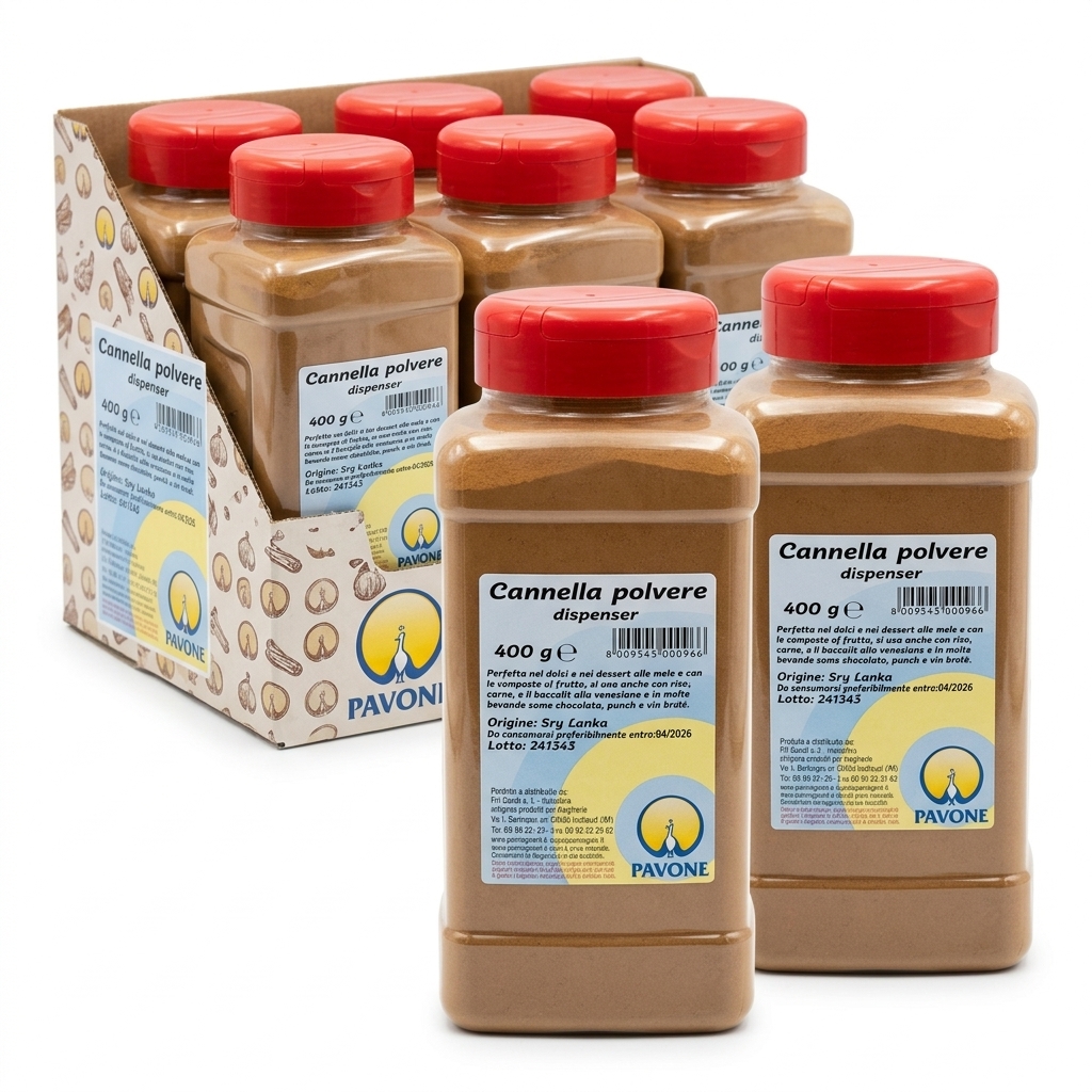 Cannella in Polvere Dispenser 400g PAVON