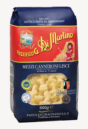 Mezzi Canneroni Lisci Gragnano g.g.a. 12x500g krt Di Mart