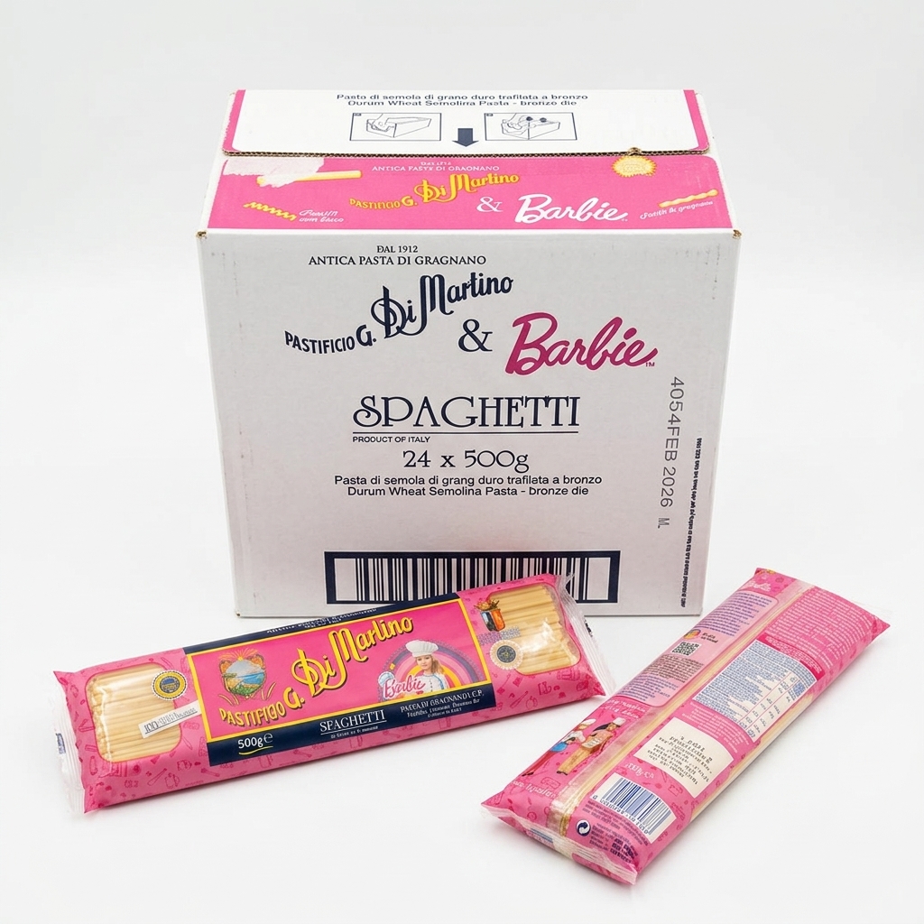 Spaghetti Pasta di Gragnano IGP 1,7 mm Collezione Barbie 24x500 g - Di Martino