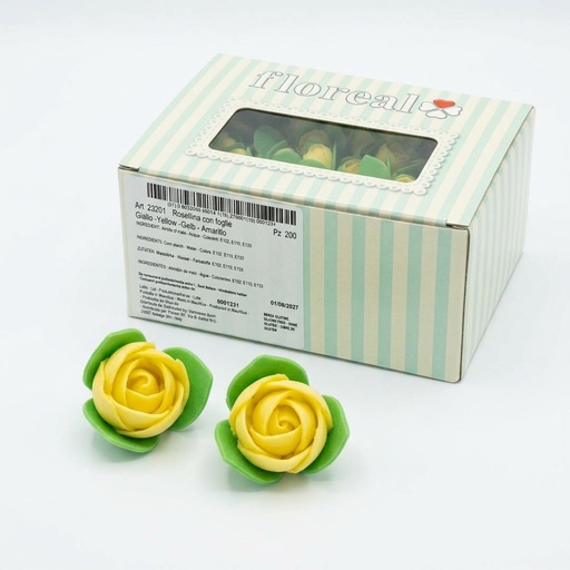 [Rosellina con foglie Giallo] Rosellina mit Blättern Gelb 200 Stk — Floreal