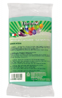 Pasta Zucchero Verde 12 pkg Da 300g 3.6kg krt Flor - Italienische Pasta