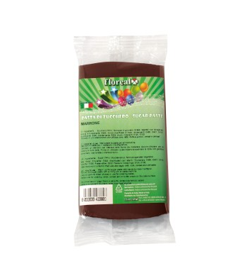 PASTA ZUCCHERO MARRONE 12 CONF DA 300G 3.6KG CRT FLOR