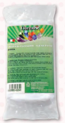 Pasta Zucchero Bianco 12 pkg Da 300g 3.6kg krt Flor - Italienische Pasta