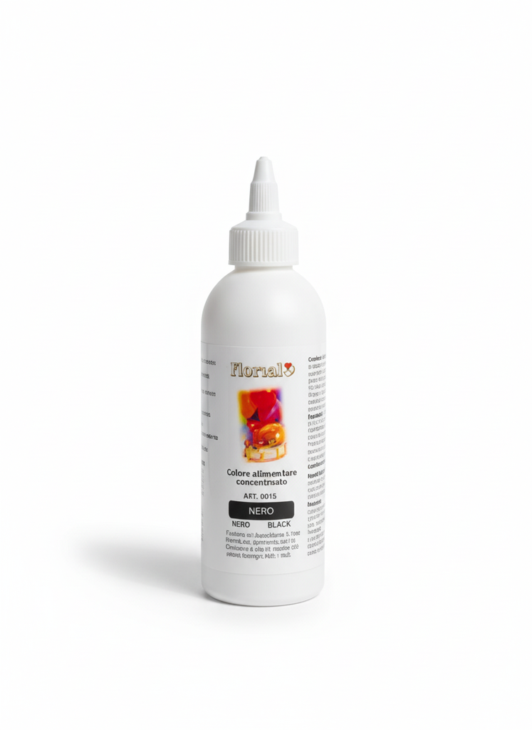 COLORE ALIMENTARE NERO 190ML FLOR