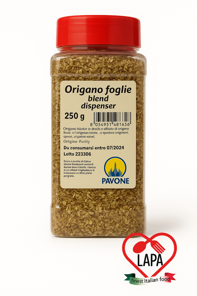 ORIGANO DISPENSER 250G 6PZ CRT PAV