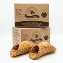 Cialde Cannoli Siciliani Mignon Chiare Tipo Palermo - Gusci da Farcire ca 270 Pz Cartone 3,5 Kg