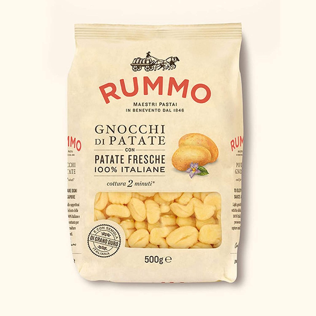 GNOCCHI DI PATATE RUMMO PZ 500G 8PZ CRT AGL