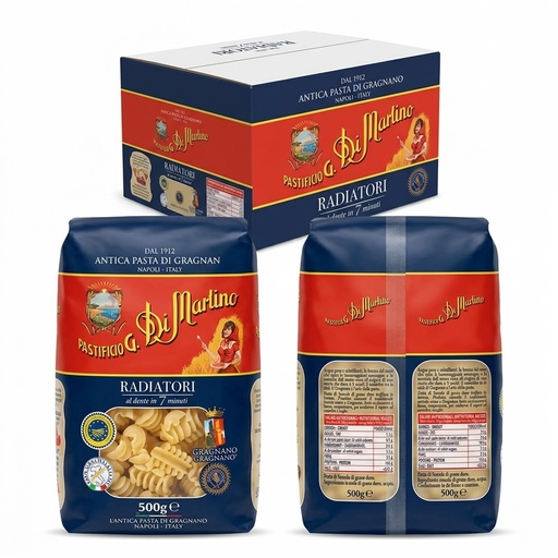 Radiatori Pasta di Gragnano IGP 500 g (Karton 12) — Di Martino
