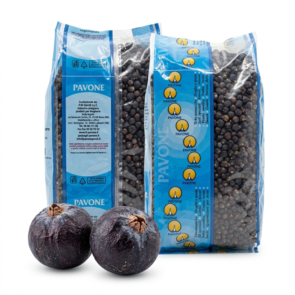Bacche di Ginepro Essiccate Busta 1 kg — Pavoncelli