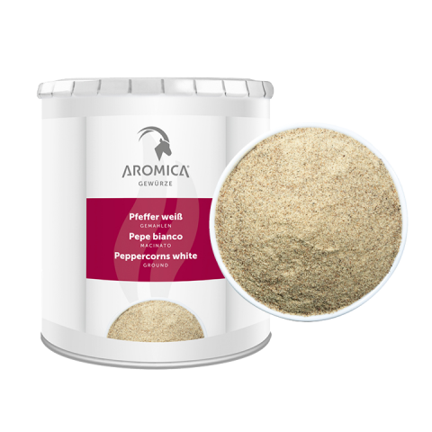 Ground White Pepper in Jar 600 g, 2-pack RIS